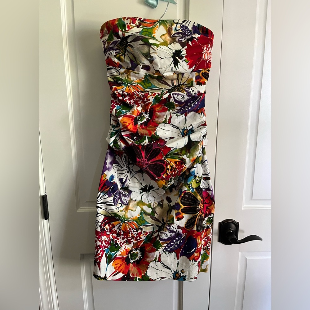 Suzi Chin - for Maggy Boutique - Floral Dress - size 6